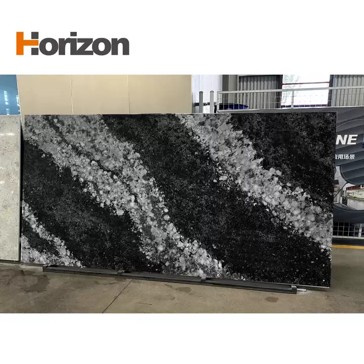 Artisanal Veining Patterns On Solid Quartz Jade Stone price